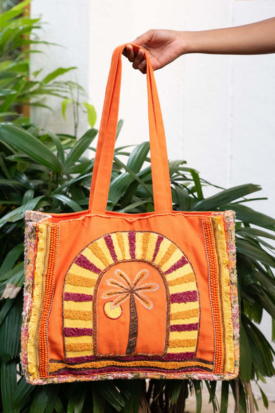 Orange Desert Bag