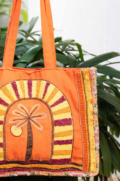 Orange Desert Bag