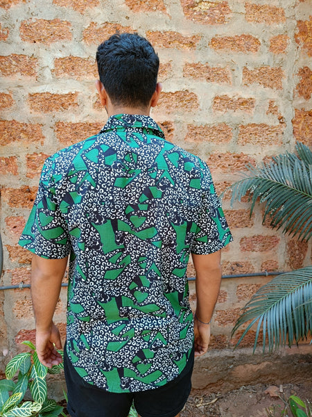 Panther Green Shirt - Short Sleeve
