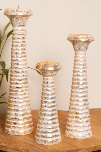 Ribbed Candle Stand