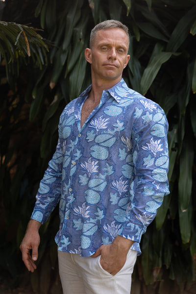 Batik Lily Pad - Long Sleeve