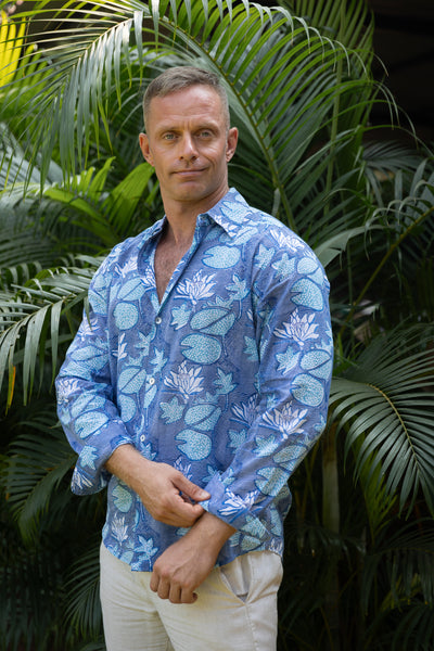 Batik Lily Pad - Long Sleeve