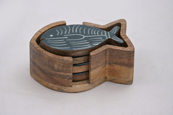 Fish Coasters - Set of 4