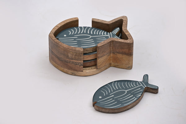 Fish Coasters - Set of 4