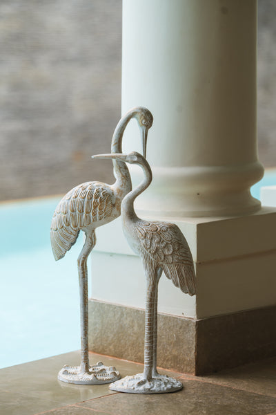 Crane - Gold & White Wash