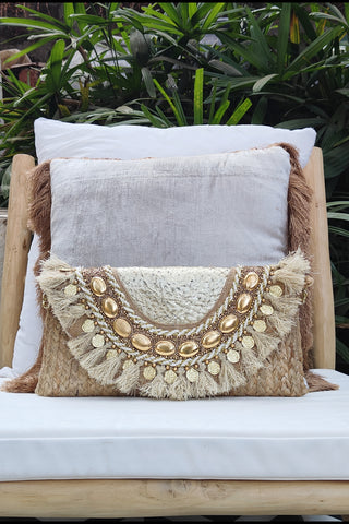 Valetta Jute Bag - Gold