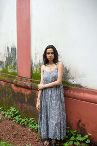 Grey Dot Dervish Maxi Dress