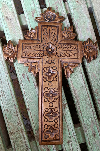 Golden Wooden Cross