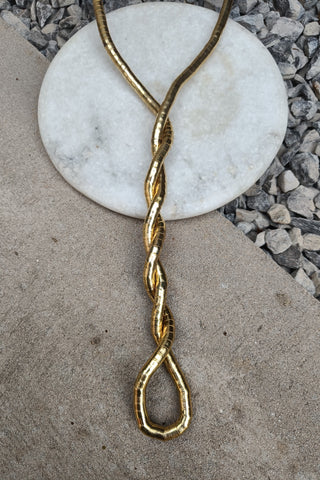 Twist Necklace - Gold