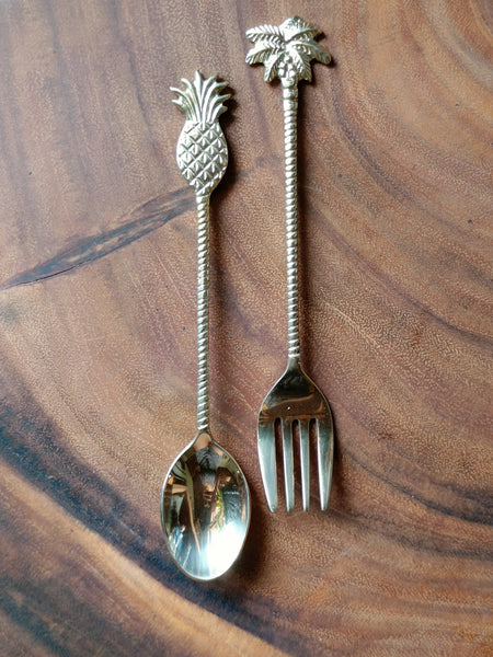 Pineapple & Palm Cutlery Set