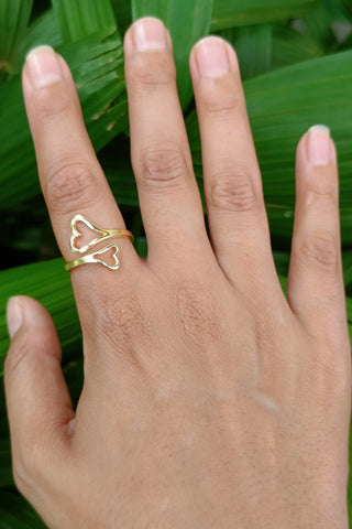 Double Heart Ring