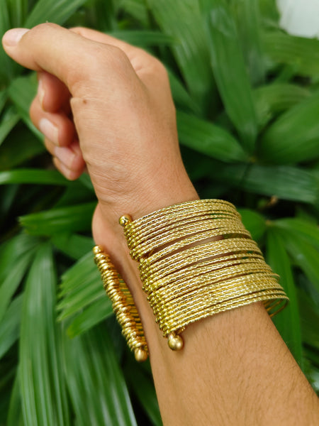 Multistring Cuff - Gold