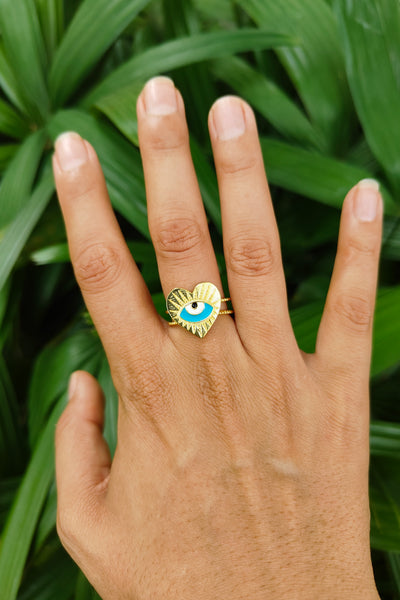 Lover's Eye Ring - Blue