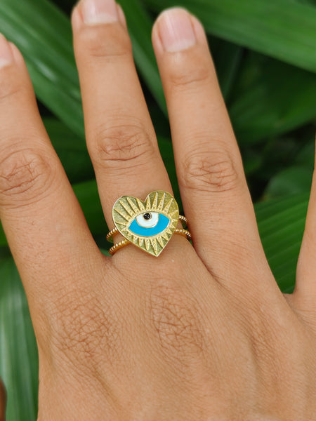 Lover's Eye Ring - Blue