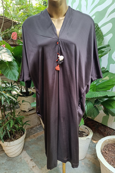 Drop Sleeve Dress - Chocolate