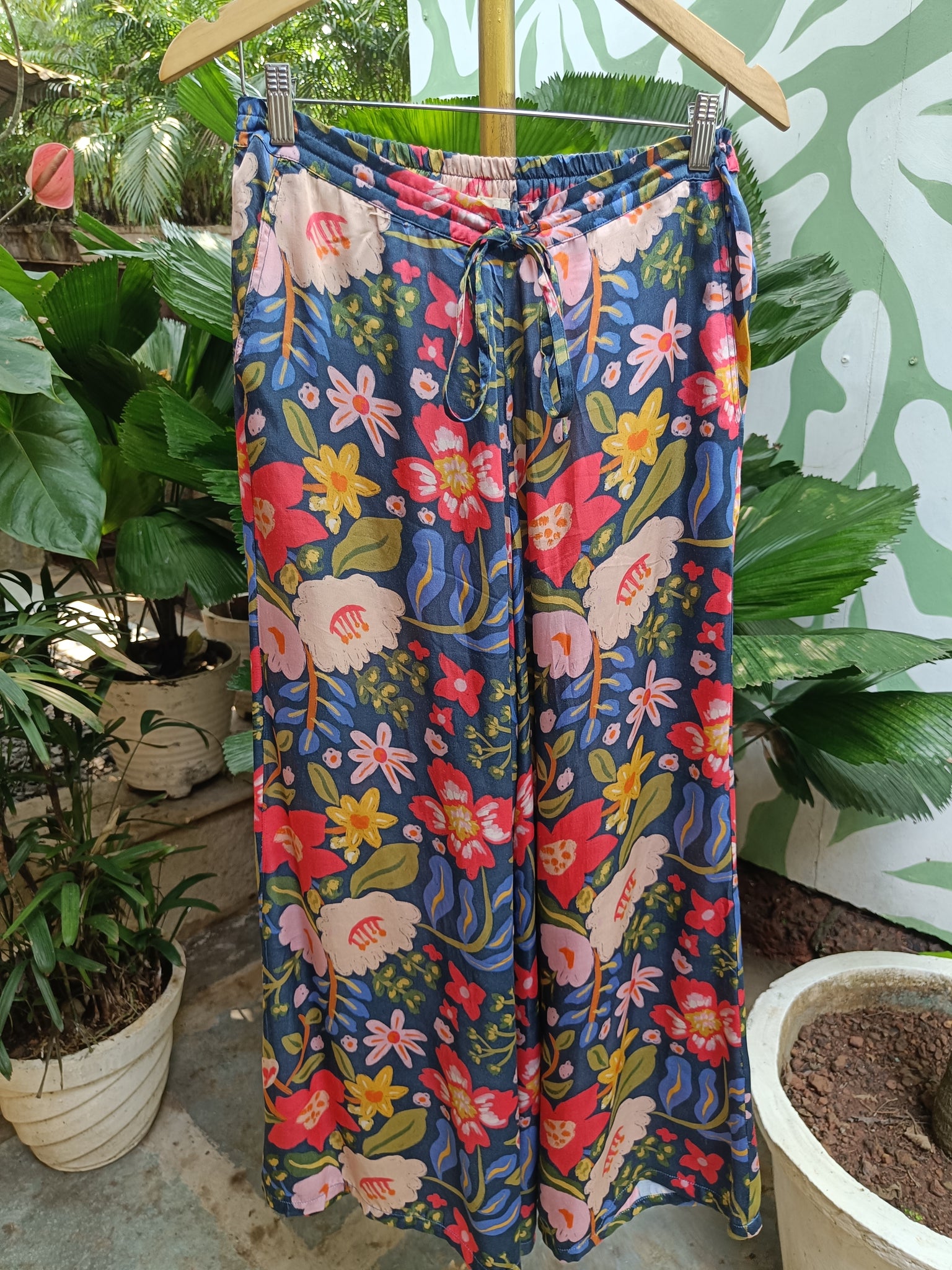 Palazzo Pants - Spring Flower