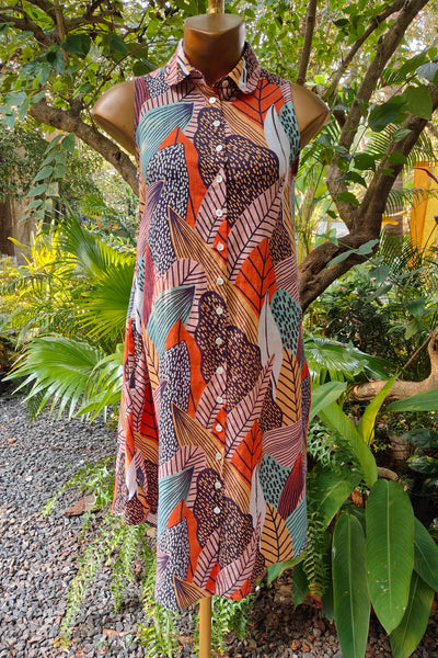 Siolim Dress - Hot Tropical