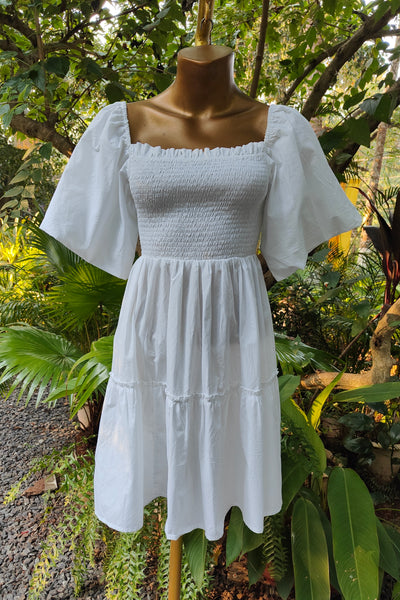 Bahama Dress - White