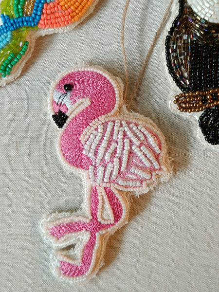 Beaded Bird Danglers - Set of 4