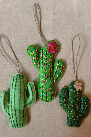 Cactus Danglers - Set of 3