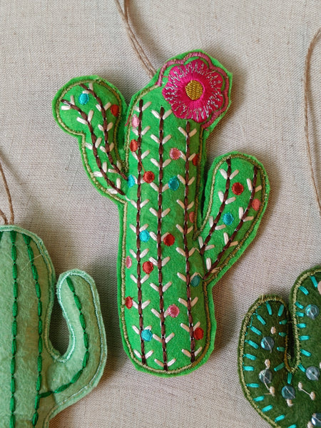 Cactus Danglers - Set of 3