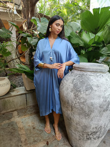 Drop Sleeve Dress - Bluebell