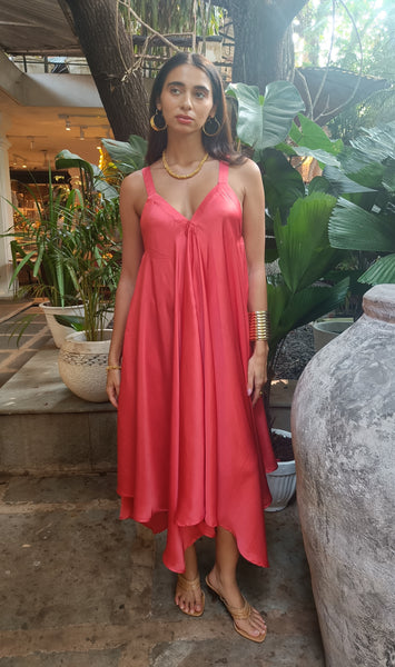 Coral Tunis Dress
