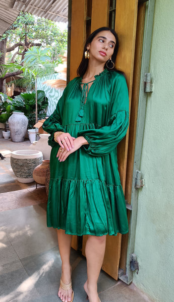 Cove Dress - Emerald