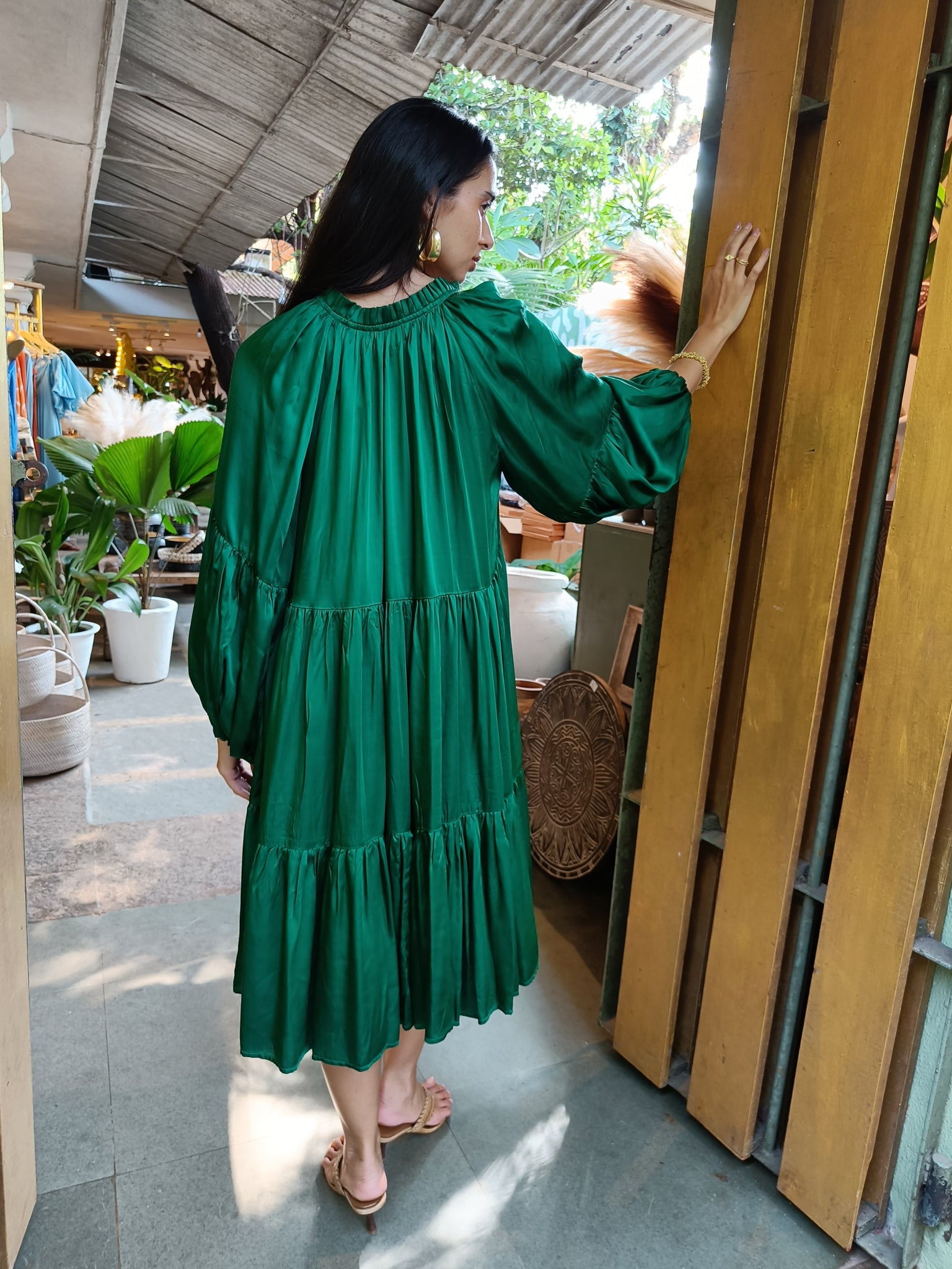 Cove Dress - Emerald