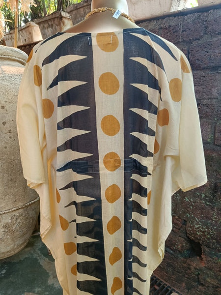 Nomusa Kaftan - Black & Gold