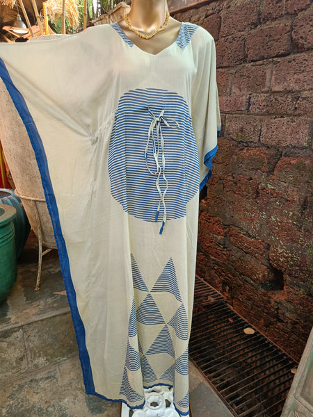 Nomusa Kaftan - Blue Stripe