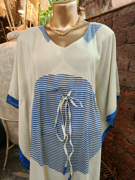 Nomusa Kaftan - Blue Stripe