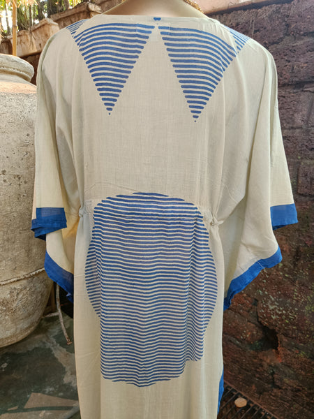 Nomusa Kaftan - Blue Stripe
