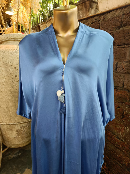 Drop Sleeve Dress - Bluebell