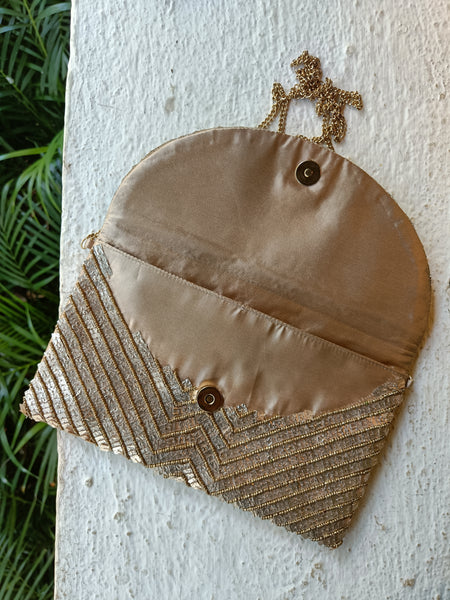 Sakura Clutch - Golden