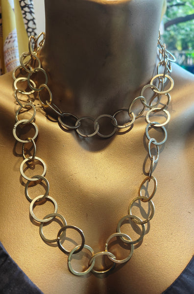 Long Circle Necklace