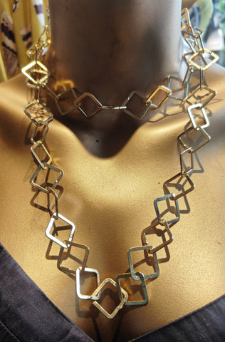 Long Squared Necklace