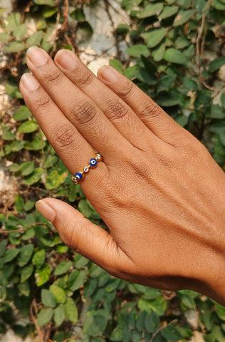 Blue Mati Ring