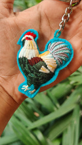 Rooster Keychain