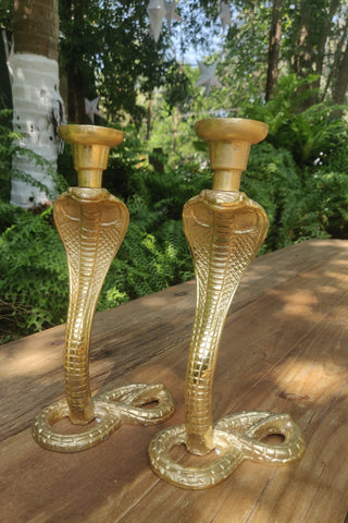 Cobra Candle Stand