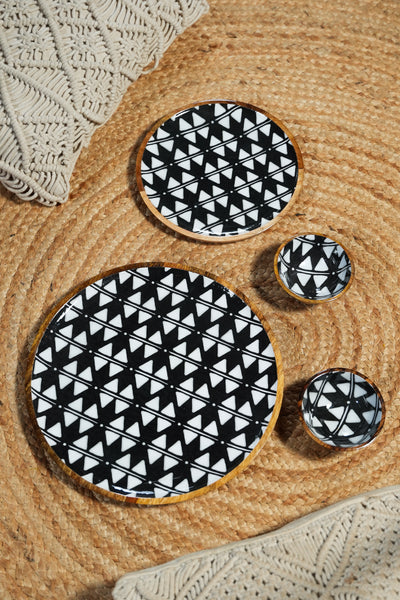 Africa B&W Bowl - Set of 2