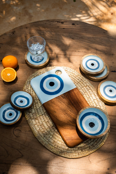 Evil Eye Shallow Bowl