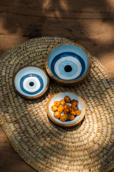 Evil Eye Shallow Bowl