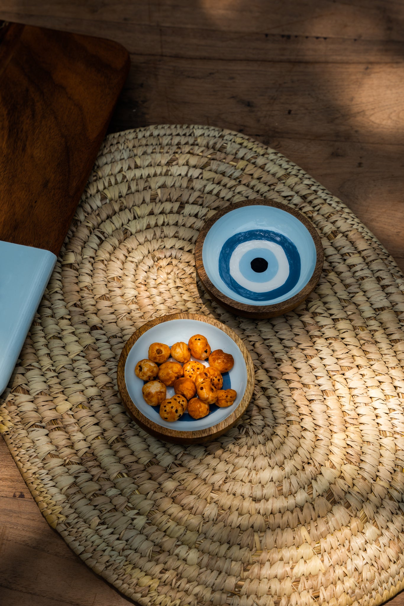Evil Eye Shallow Bowl
