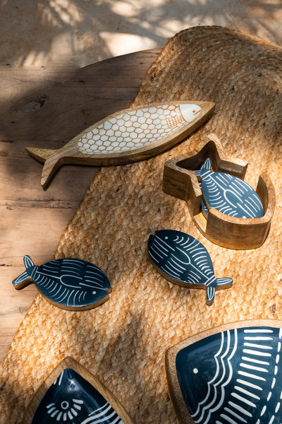 Fish Coasters - Set of 4