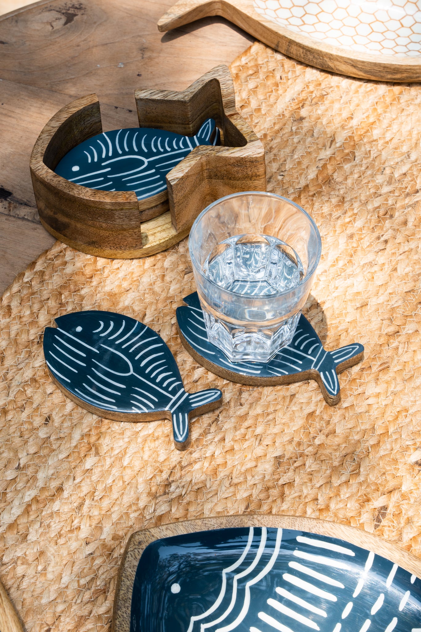 Fish Coasters - Set of 4