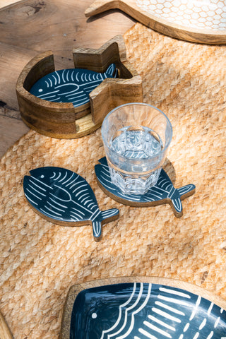 Fish Coasters - Set of 4