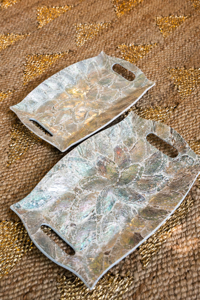 Abalone Tray - White