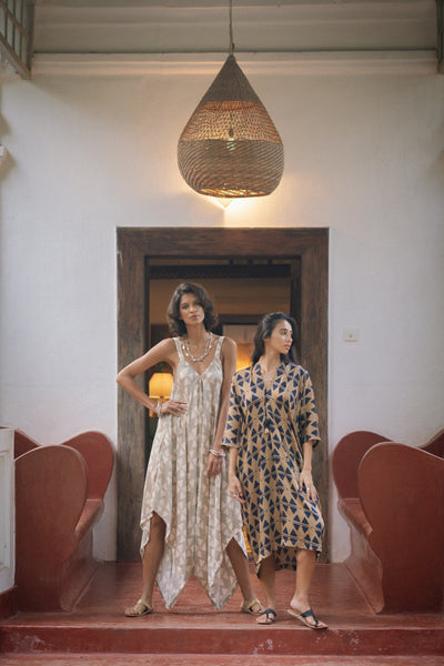 Drop Sleeve Dress - Delta Brown