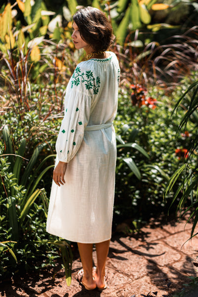 Coptic Dress - Emerald